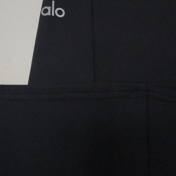 Alo Yoga Black Women's High-Waist Zip It Flare Legging Sz M - Picture 9 of 16